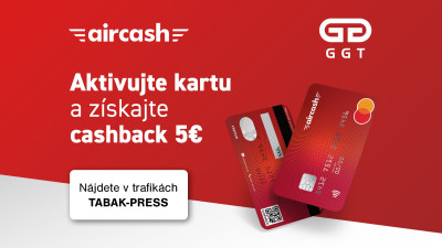 Aircash kupóny kúpite aj v predajniach TABAK-PRESS